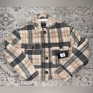 Hurley Plaid Sherpa Jacket